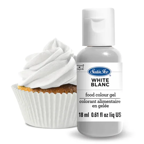Vista 23 de Gel de colorante alimentario líquido Satin Ice, botella de 0.61 onzas líquidas, negro