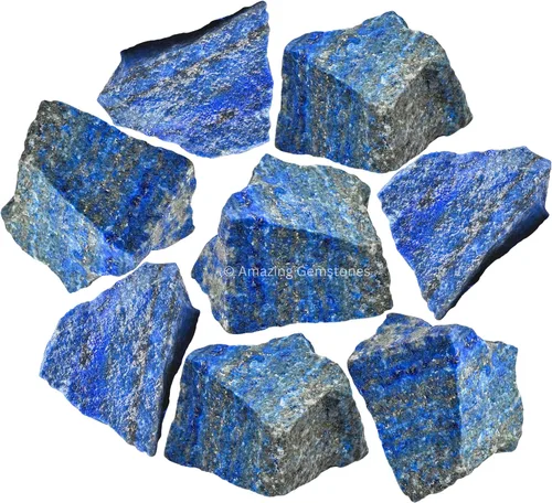 Vista 20 de 1 libra de piedras preciosas y piedras curativas en bruto a granel para hacer joyería con envoltura de alambre, Wicca y curación con cristales