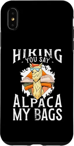 Vista 7 de Funda para iPhone 14 Senderismo You Say Alpaca My Bags Llama Alpaca