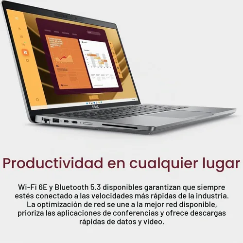 Vista 4 de Laptop Dell Latitude 5450, pantalla táctil de 14", Intel Ultra 7 165H, 16