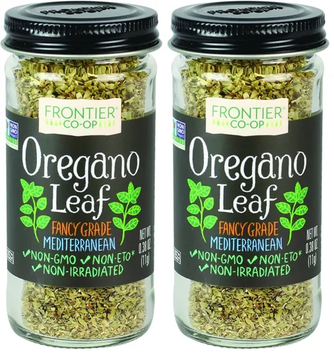 Vista 4 de Frontier Co-op Hoja de orégano, tarro de 0.38 onzas, ideal para pizza, comida italiana y mexicana, Kosher