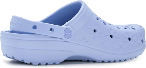 Vista 3 de Crocs Zuecos clásicos con estampado floral unisex para adultos