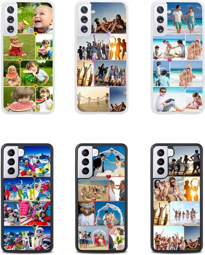 Vista 2 de Funda de goma personalizada para iPhone 14 13 12 11 Pro Max Xr Xs Max 7 8 Plus Samsung Galaxy S23 S22 S21 S20 Ultra Plus FE Note 20 10 A03S A53