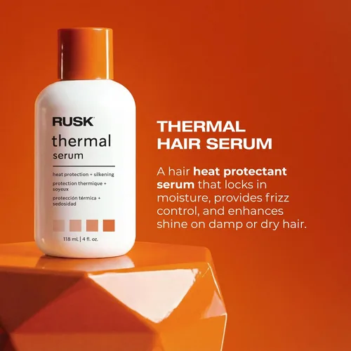 Vista 3 de RUSK Designer Collection Suero térmico con aceite de argán, 4.2 fl. oz.