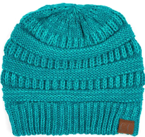 Vista 5 de C.C Trendy Warm Chunky Soft Stretch Cable Knit Beanie
