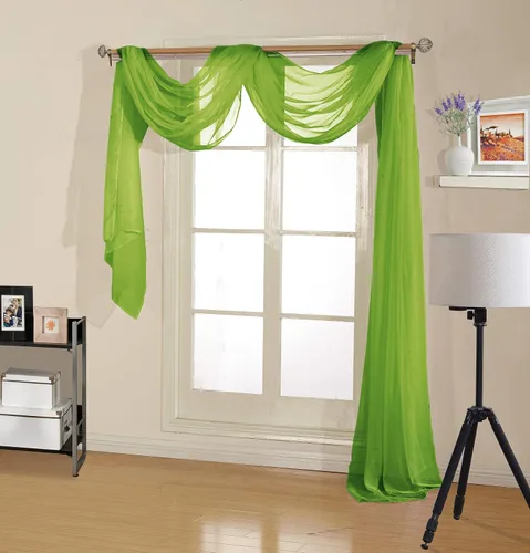 Vista 2 de Decotex - Bufanda de gasa transparente de calidad premium para diseños de hogar y eventos