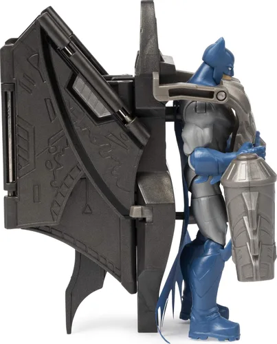 Vista 4 de BATMAN Mega Gear Deluxe - Figura de acción de 4 pulgadas con armadura transformadora