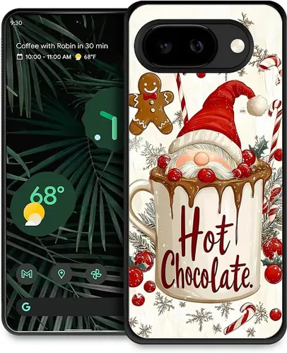 Vista 56 de Funda compatible con Google Pixel 4A 5G, Nochebuena, Google Pixel 4A 5G, delgada, suave, a prueba de golpes, TPU para mujeres y niñas, niños, funda