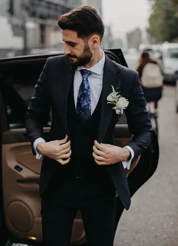 Vista 2 de Corbatas florales tejidas clásicas para hombre, corbata cuadrada de bolsillo, corbatas formales para hombres, boda con pañuelo