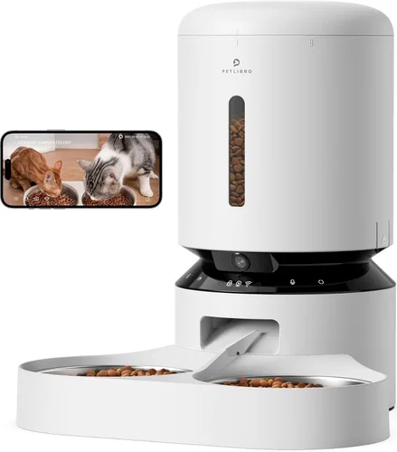 Vista 13 de PETLIBRO - Comedero automático para gatos, dispensador de comida para perros con preservación de frescura, comederos programables para mascotas