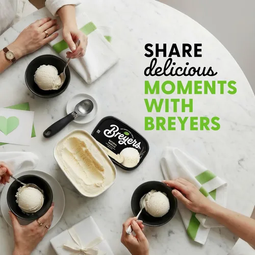 Vista 11 de Breyers Classics Helado para un delicioso postre congelado helado de chocolate hecho con leche y crema 100% grado A, 48 onzas