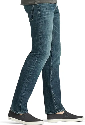 Vista 3 de Lucky Brand 221 pantalones de mezclilla rectos para hombre