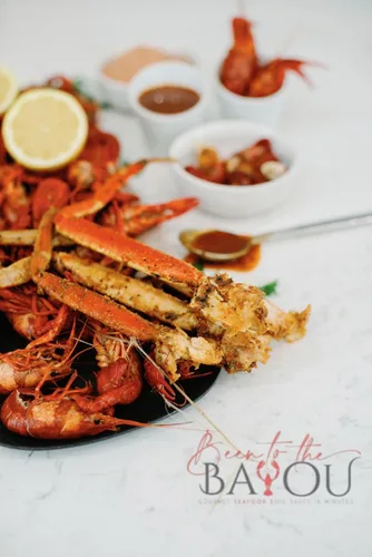 Vista 6 de Been to the Bayou Mezcla original de condimentos para hervir mariscos cajún, auténtica mezcla de especias de Louisiana para cangrejos de camarón
