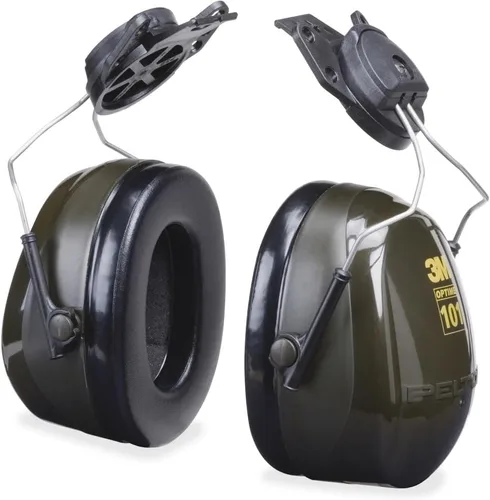 Vista 2 de 3M Peltor Optime 101 Helmet Attachable Earmuff,Green