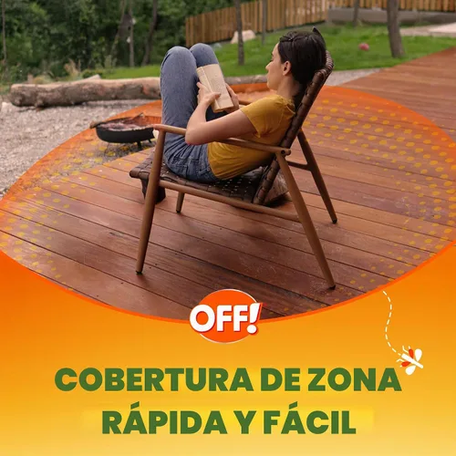Vista 3 de OFF! Area Repelente de insectos y mosquitos, nebulizador para exteriores