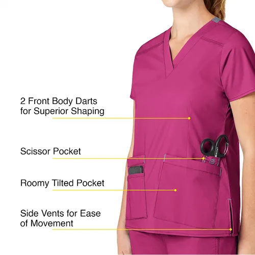 Vista 2 de WonderWink Wonderflex Verity - Camiseta de tirantes para mujer