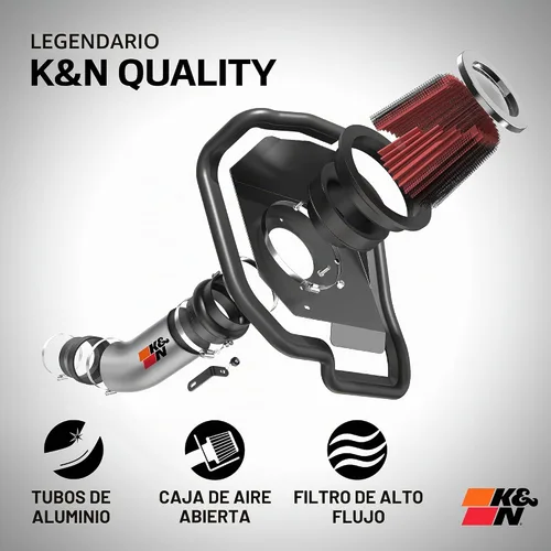 Vista 2 de K&N 77-1563KP - Kit de admisión de alto rendimiento