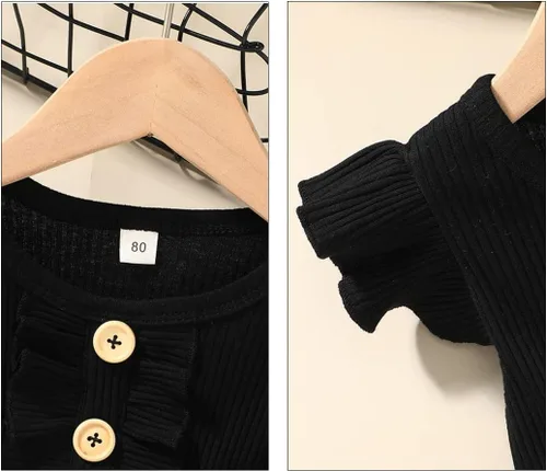 Vista 4 de Vestidos tutú para niñas pequeñas, lindo vestido casual de manga corta para verano, uso diario, hogar, escuela, fiesta, 2-8T