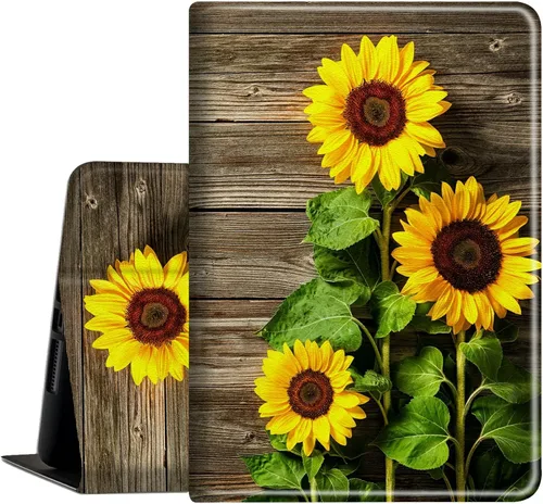 Vista 25 de Funda para tablet Kindle Fire HD 8 y 8 Plus (12ª generación 2022), funda delgada de piel sintética con función de encendido automático para tableta