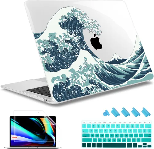 Vista 13 de May Chen Funda compatible con MacBook Air de 13 pulgadas (modelos A1369 y A1466, versión anterior 2010-2017), carcasa rígida de plástico