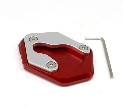 Vista 3 de AL-mart Soporte de motocicleta para soporte lateral de placa ampliada para Ya-maha XMAX 300/XMAX250 2017-2020