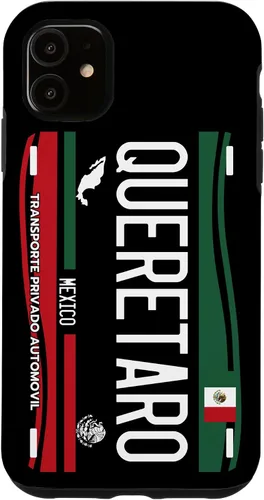 Vista 5 de Placa de matrícula Querétaro para iPhone 14, Querétaro México, Carcasa Querétaro