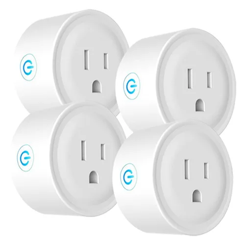 Vista 3 de Deco Gear Enchufe inteligente WiFi (compatible con Amazon Alexa y Google Home), controla dispositivos y dispositivos electrónicos desde cualquier