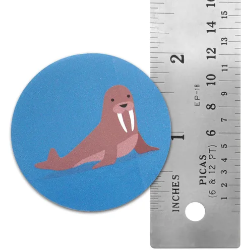 Vista 9 de Novel Merk Calcomanías de vinilo Arctic Sea Animals – Calcomanías de despegar y pegar, decoración de pared, accesorio para botella de agua