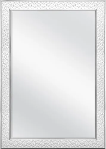 Vista 16 de MCS Simplicity - Espejo de pared grande de 21.5x25.5 pulgadas, espejo negro con detalle biselado, espejo para colgar en pared vertical u horizontal
