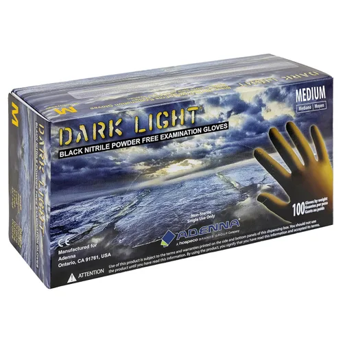 Vista 12 de Adenna Dark Light - Guantes desechables de nitrilo a granel – 9 mil, guantes de goma de trabajo resistentes con agarre texturizado, sin látex y sin