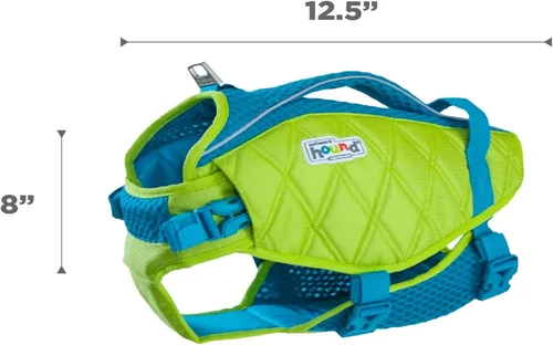 Vista 8 de Outward Hound Standley - Chaleco salvavidas deportivo para perros, de alto rendimiento, tejido antidesgarros Ripstop, para natación, navegación
