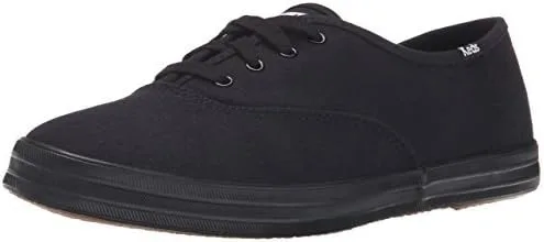 Vista 7 de Keds Tenis de lona Champion para mujer, Negro (Black Canvas)