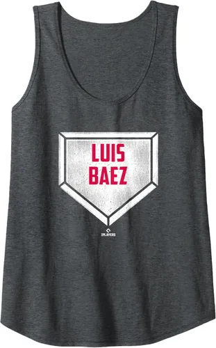 Vista 6 de Home Plate Gameday Luis Baez Prospect Baseball Fan Gear Tank Top