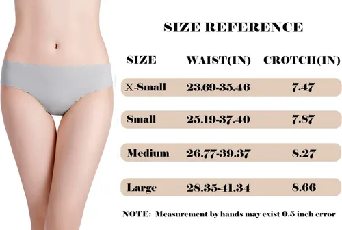 Vista 5 de Wetopkim Tangas sin costuras para mujer, calzones invisibles, con cintura en V, elásticos, transpirables, sin costuras, paquete de 6, S-XL