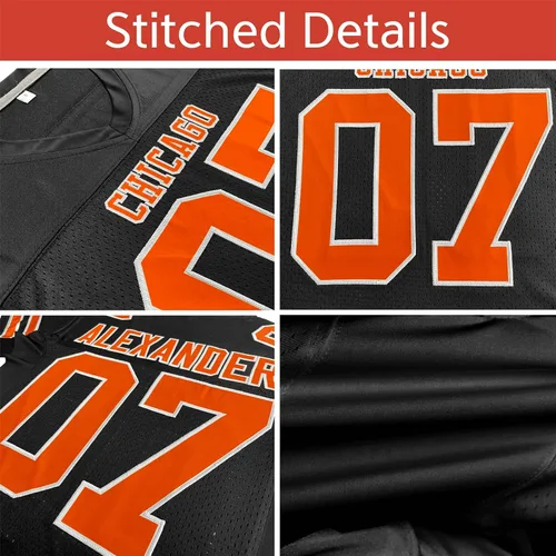 Vista 3 de Camiseta de fútbol personalizada con costura y número del equipo para hombres, mujeres y jóvenes