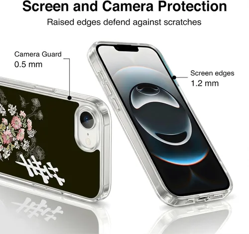 Vista 109 de Carcasa de gel para iPhone 7 Plus/iPhone 8 Plus, diseño de Snoopy Oriental de Peanuts, Badges
