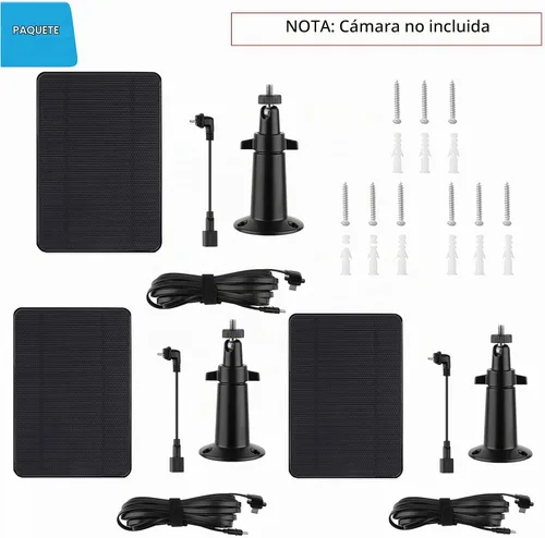Vista 8 de Paquete de 3 cargadores de panel solar compatibles con Blink Outdoor 4 (4ª generación)/(3ª generación) y Blink XT2/XT, IP66 resistente a