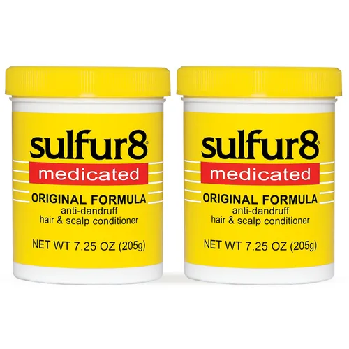 Vista 11 de Acondicionador Sulfur8 medicado regular, fórmula anticaspa para cabello y cuero cabelludo, 2 oz, paquete de de 1