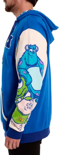 Vista 4 de Loungefly Prendas de vestir: Pixar Monsters University - Sudadera con capucha unisex - Talla L