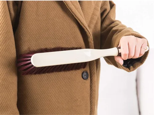 Vista 3 de Contador plumero Sábanas Cepillo de limpieza de residuos Cerda suave Ropa Escritorio Sofá Plumero Pequeñas Partículas Removedor de Pelo