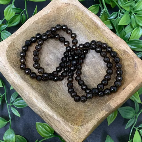 Vista 207 de Gem Avenue Handmade Round Bead Stretch Bracelet Unisex Natural Stone Beaded Jewelry for Men & Women, Elastic Wristband for Daily Wear