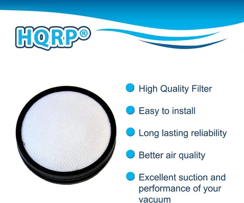 Vista 3 de HQRP Paquete de 2 filtros primarios compatibles con aspiradoras verticales Hoover WindTunnel 3 Pro Pet UH70900 UH70905 UH70930 UH70400, aspiradoras