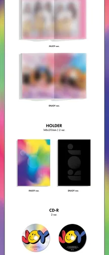 Vista 3 de DREAMUS Woo!ah! Joy 1st Mini álbum 2 versiones CD+84p PhotoBook+Sostenedor + 1p 4Cut Film Photo+1p 4Cut Film Photo+ 1p Poster Plegable en Pack+1p