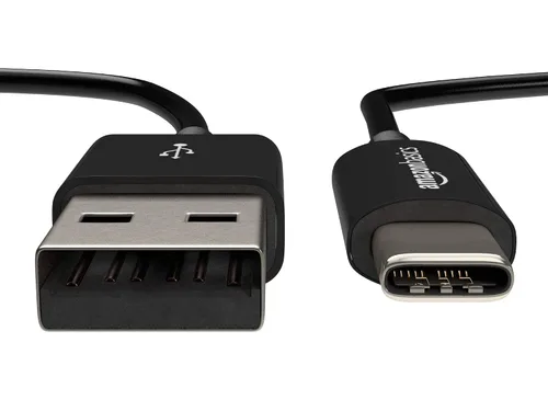 Vista 2 de Amazon Basics - Cable de carga rápida USB-C a USB-A 2.0, velocidad de 480 Mbps, certificado USB-IF, para Apple iPhone 16/15, iPad, Samsung Galaxy