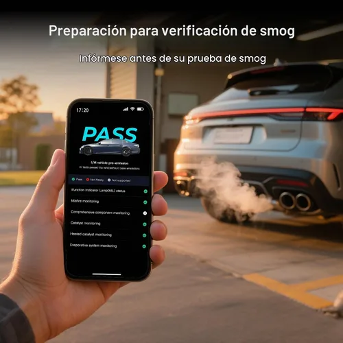Vista 4 de GOOLOO DS100 OBD2 escáner Bluetooth, lector de código de coche OBDII para iOS y Android