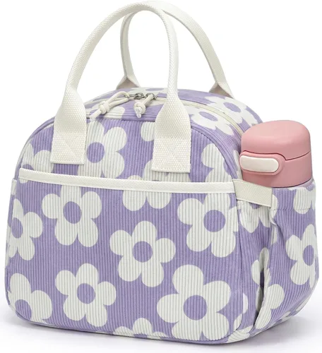 Vista 12 de Carry bloom Lonchera para mujer, bolsa de almuerzo aislada, bonita bolsa