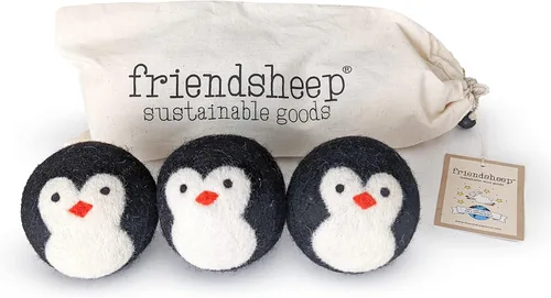 Vista 24 de Friendsheep Bolas secadoras de lana, alternativa orgánica reutilizable para suavizantes de telas para lavandería, hechas a mano, comercio justo