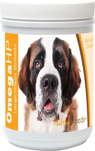 Vista 5 de Healthy Breeds Affenpinscher Omega HP - Masticables suaves para piel y pelaje, 60