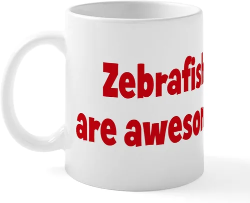 Vista 9 de CafePress I Speak Zebrafish - Taza de café de cerámica, taza de té de 11 onzas