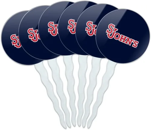 Vista 137 de Abilene Christian - Juego de 6 palillos para cupcakes con logotipo secundario